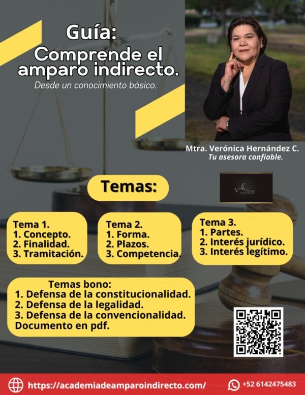 Guía: Comprende el amparo indirecto.